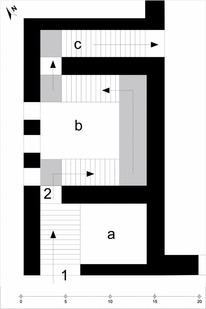 Planimetria ricostruttiva della Torre de la Antiga Audiència.