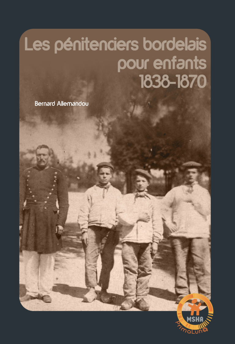 Couverture du livre Les pénitenciers bordelais pour enfants
