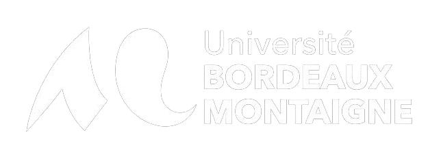 LOGO Université Bordeaux Montaigne défonce blanc