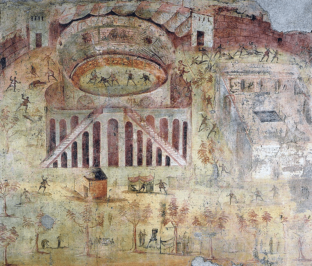 Fresco from courtyard of house 