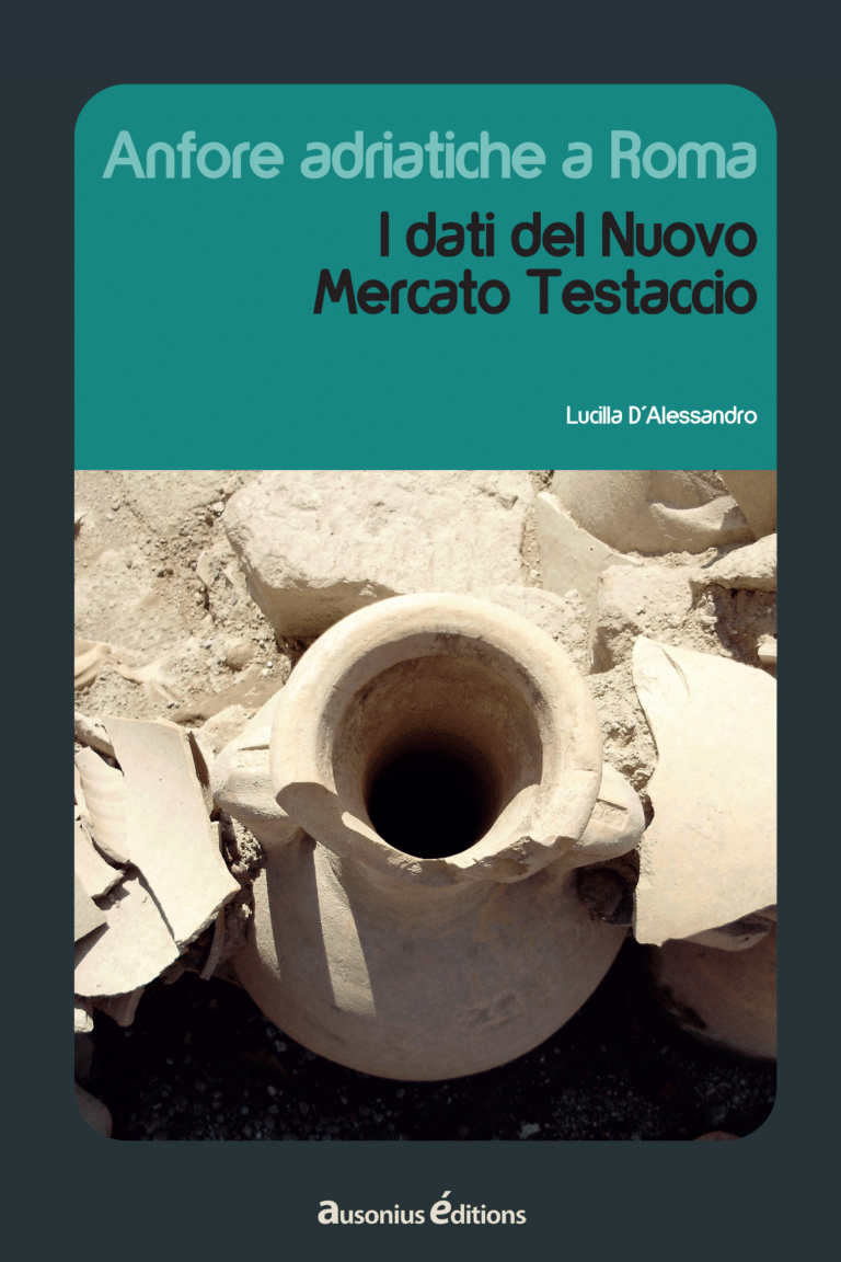 couverture de l'ouvrage Anfore adriatiche a Roma I dati del Nuovo Mercato Testaccio