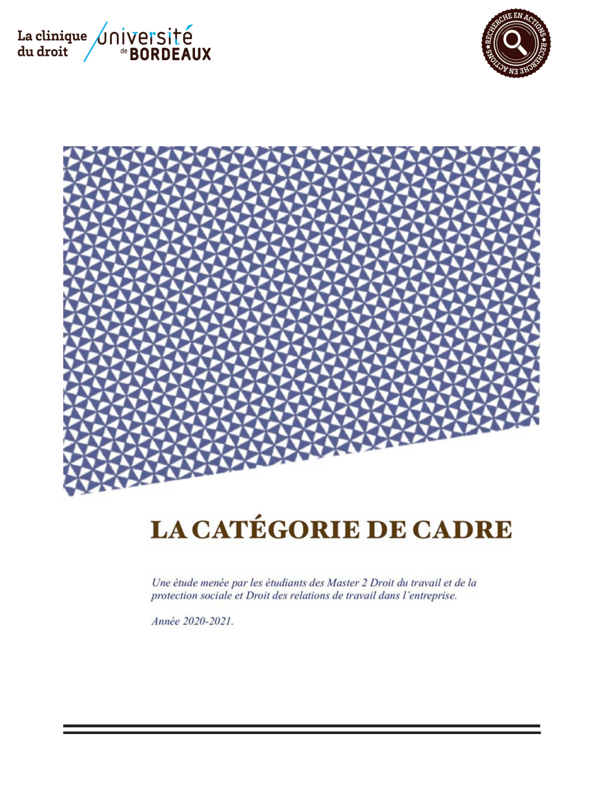 Rapport notion de cadre.