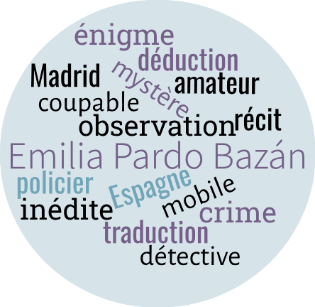 traduction, inédite, Emilia Pardo Bazán, récit, Espagne, Madrid, policier, énigme, détective, amateur, mystère, crime, mobile, coupable, déduction, observation