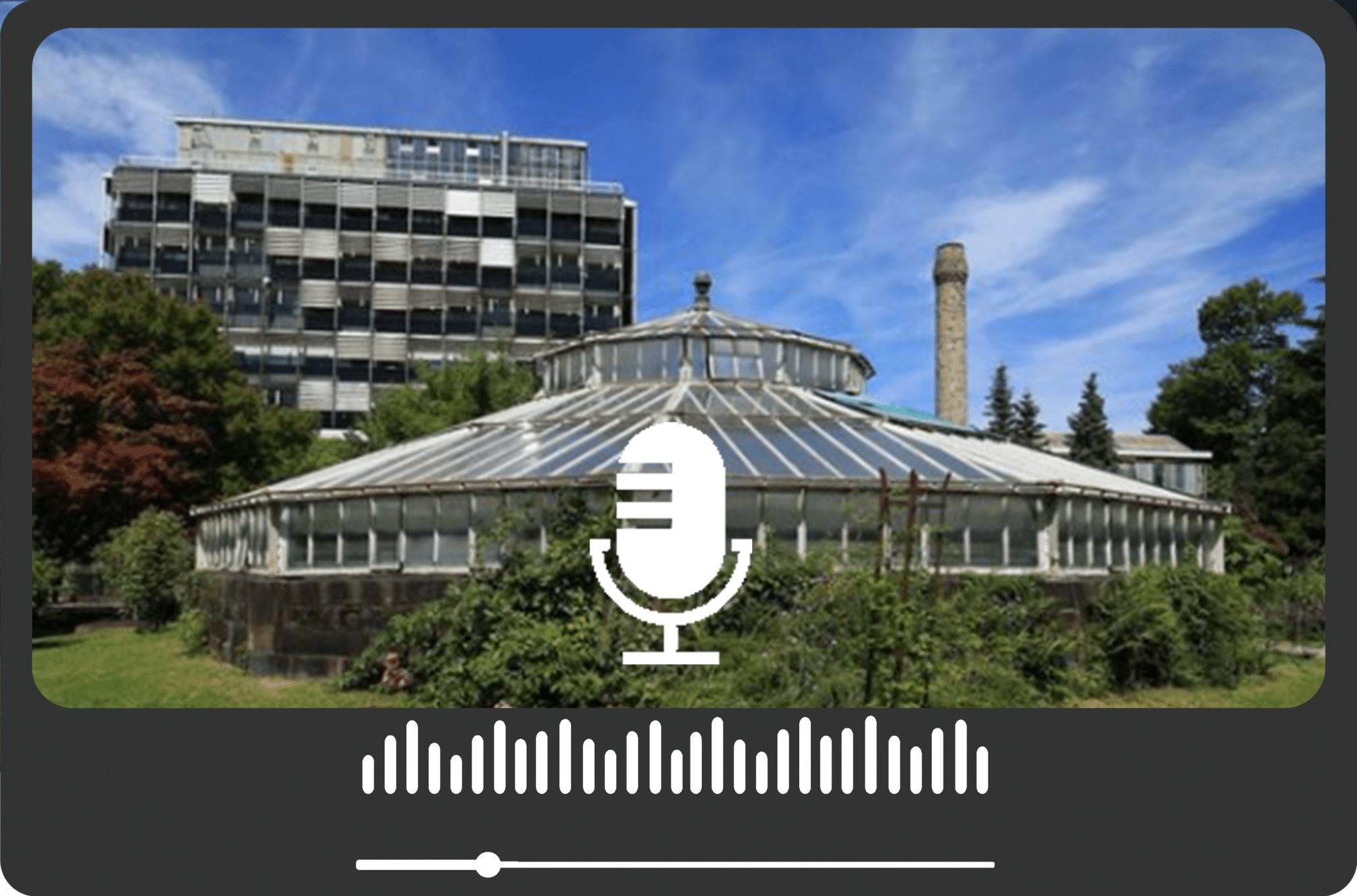 « Le jardin botanique de l’université de Strasbourg », 
France Culture, 16.04.2013.