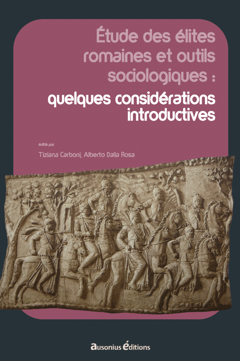 Accès à la publication Étude des élites romaines et outils sociologiques