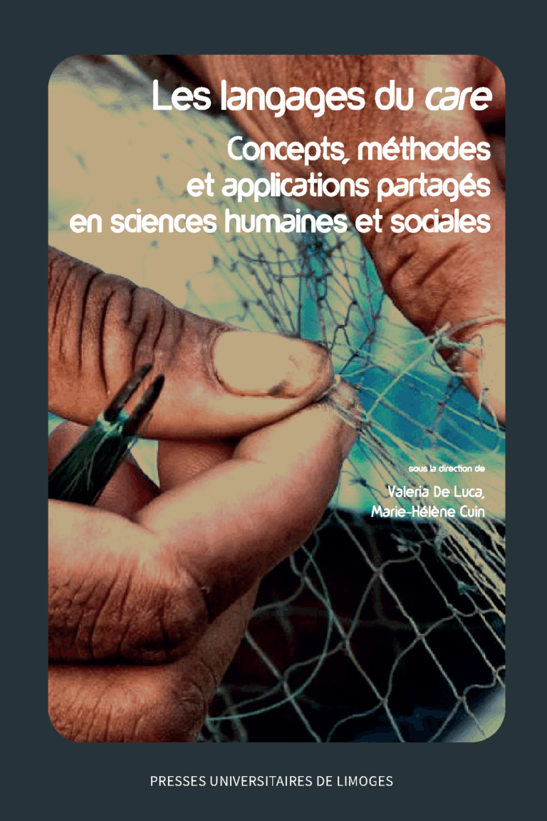 accès à la publication Les langages du care. Concepts, méthodes et applications partagés en sciences humaines et sociales