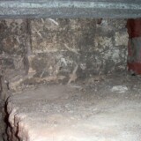 Fig. 31. Sous-sol du triclinium : base de la pile nord-ouest. Sous-sol du Triclinum