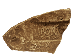 Fig. 7. Stamp LIBON[-–-] from Caska (Cissa) (photo by A. Kurilić).