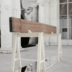 Relire-relier, patio de la galerie de la Casa de Velázquez © MU.