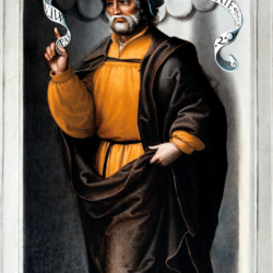 El profeta Isaías, Juan Correa de Vivar, huile sur toile (90 x 43.5 cm), Museo del Prado © Wikipedia.