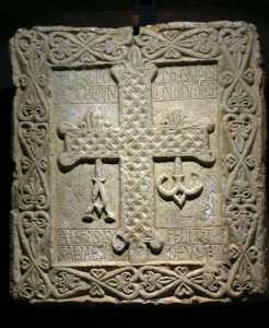 Salas, Iglesia de San Martín, cruz del s. X, © Museo Prerrománico de San Martín (Capilla del Palacio de los Valdés Salas).