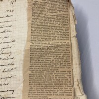 Bullaire de Valier et article de presse