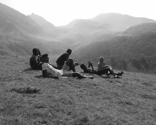 Bivouac, Hourquette d’Ancizan, août 2018. Corinne Mathou.