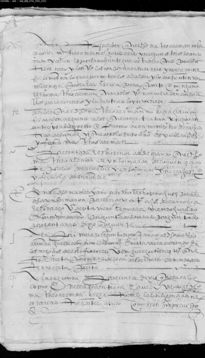 Apéndice 4. Testimonios realizados a instancias de Mateo Alémán ante el alcalde ordinario de Usagre, Juan de Porras y, presente un escribano público, a 28 de septiembre, por diversos vecinos sobre su actuación como juez de comisión (AGS, EH, leg. 761, docs. 148-159).