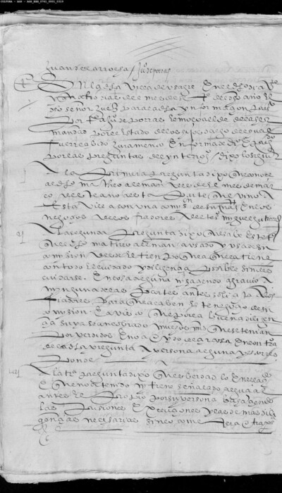 Apéndice 4. Testimonios realizados a instancias de Mateo Alémán ante el alcalde ordinario de Usagre, Juan de Porras y, presente un escribano público, a 28 de septiembre, por diversos vecinos sobre su actuación como juez de comisión (AGS, EH, leg. 761, docs. 148-159).