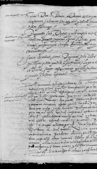 Apéndice 6: confesión de Mateo Alemán, 9 de noviembre de 1583 (AGS, EH, leg. 761, docs. 117-124).