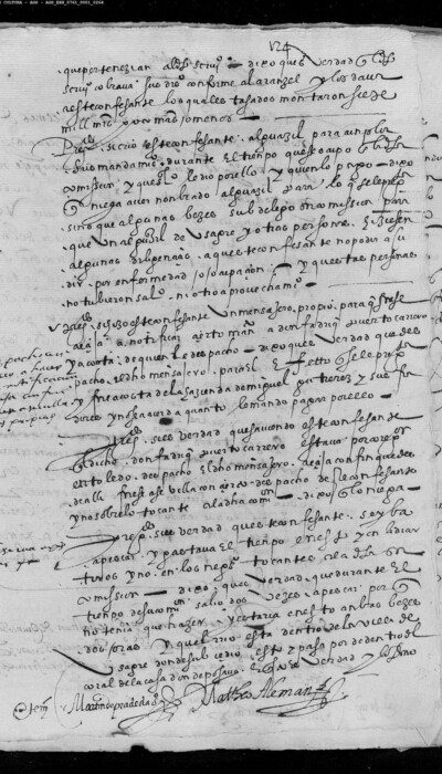 Apéndice 6: confesión de Mateo Alemán, 9 de noviembre de 1583 (AGS, EH, leg. 761, docs. 117-124).