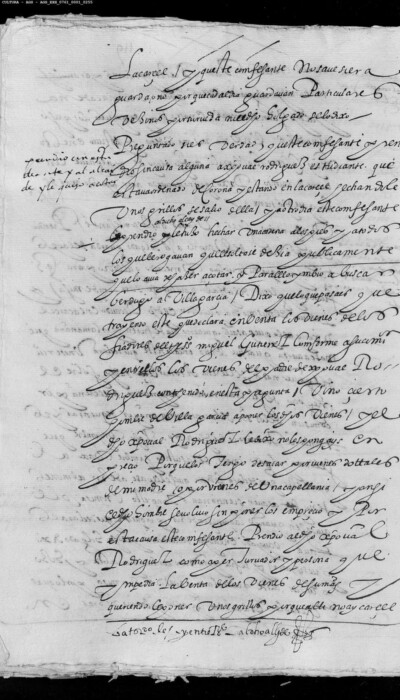 Apéndice 6: confesión de Mateo Alemán, 9 de noviembre de 1583 (AGS, EH, leg. 761, docs. 117-124).