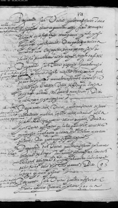 Apéndice 6: confesión de Mateo Alemán, 9 de noviembre de 1583 (AGS, EH, leg. 761, docs. 117-124).